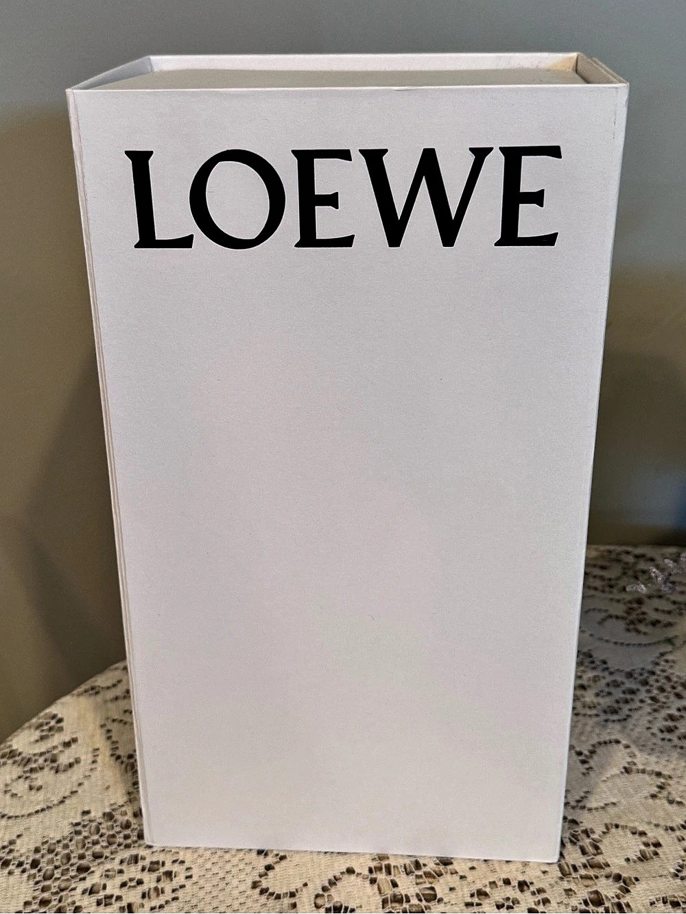 Loewe Signature Smoky White Gift Box Packaging